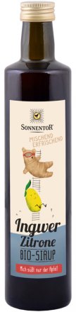 Ingwer-Zitronen Sirup - Bio - 500 ml