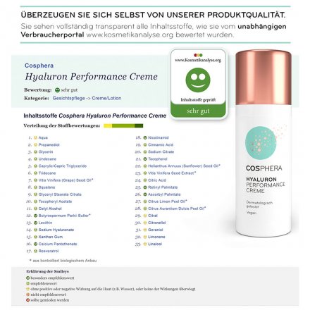 Hyaluronserum und -creme