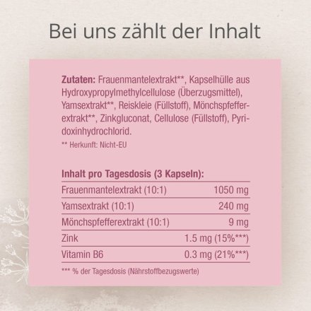 Zyklus Balance® 2 mit Mönchspfeffer und Frauenmantel