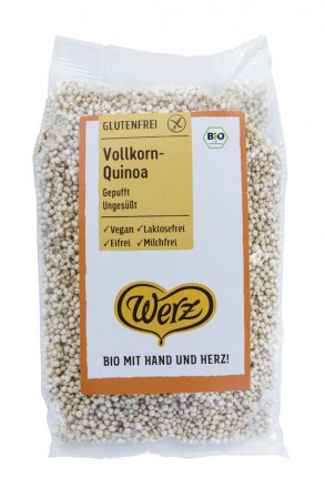 Gepuffte Vollkorn-Quinoa - in Bio-Qualität