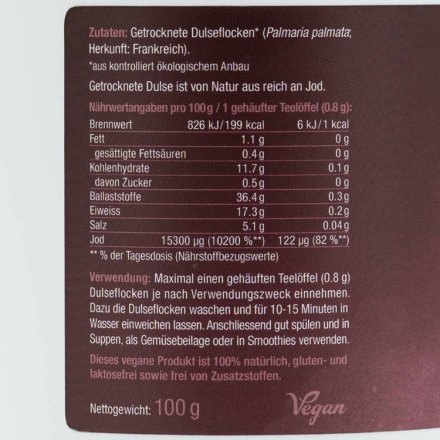 Dulse Flocken - Bio - 100g