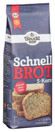 Schnellbrot 5-Korn - Bio - Bauck Hof - 475g