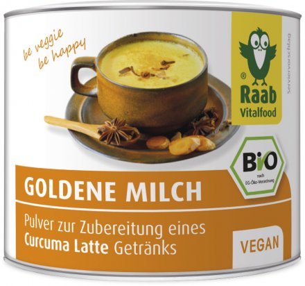 Goldene Milch – mit feiner Bio-Kurkuma