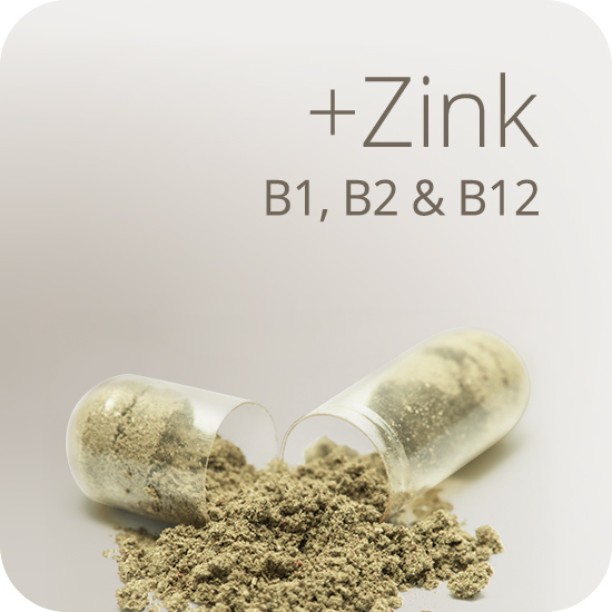 Mit Zink und ausgewählten B-Vitaminen