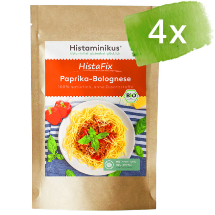 HistaFix Paprika-Bolognese - 4er Pack - Bio - 4 Beutel à 32g