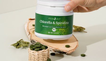 Chlorella & Spirulina - der Bio-Mikroalgenmix