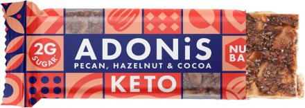 Adonis Low Sugar Riegel Pekannuss, Goji Beere, Kakao - 33.7g