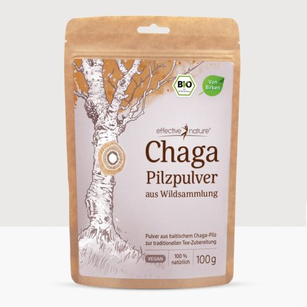 Chaga Pilzpulver - Bio - 100g