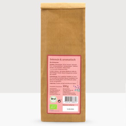 Intensiv-aromatischer Bio-Kräutertee