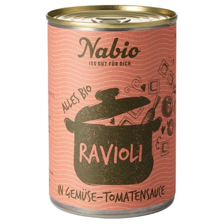 Gemüseravioli in Tomatensauce - Bio - 400g - Nabio