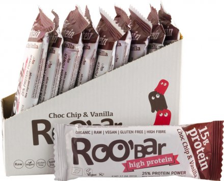 Roo'bar Choco Chip & Vanille Protein Bar