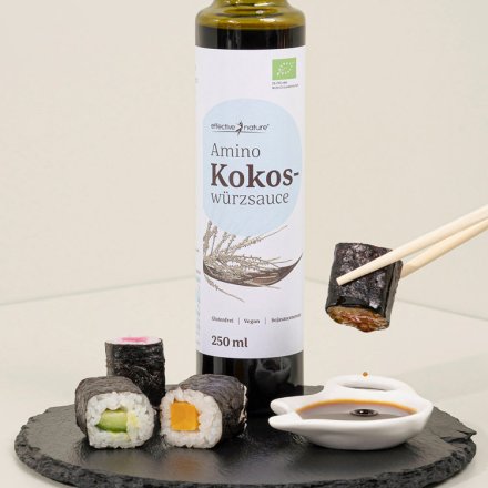 Amino Kokoswürzsauce aus fermentiertem Kokosnektar