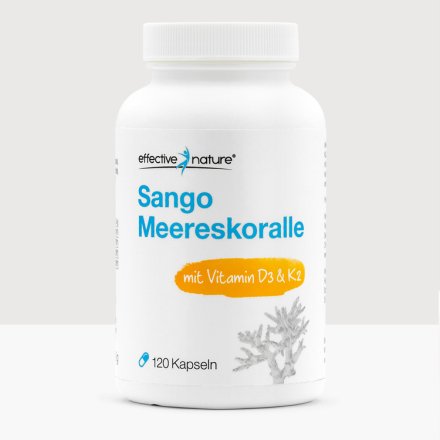 Sango coral with vitamin D3 and K2