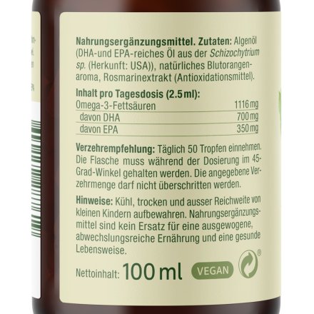 Omega-3 EPA & DHA aus Algenöl