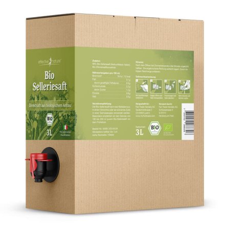 Bio-Selleriesaft aus Stangensellerie