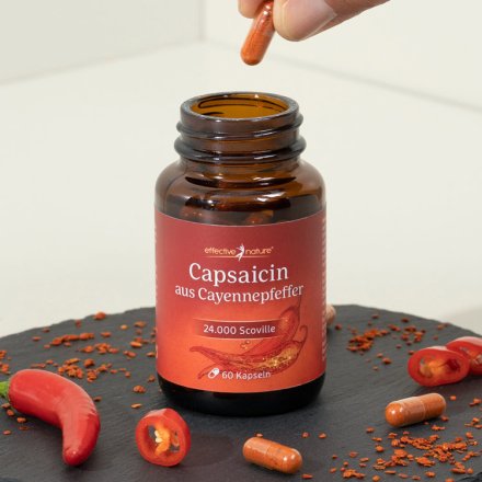 Capsaicin aus Cayenne Pfeffer