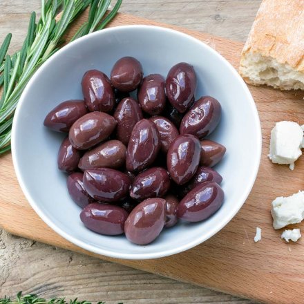 Kalamata Oliven in Olivenöl - Mani Blaeuel - Bio - 280g