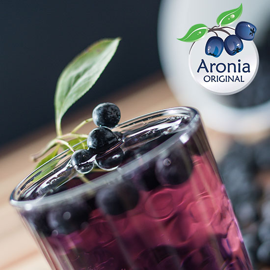 Aronia-Saft-Schorle
