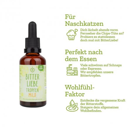 Bitterliebe Tropfen mild - 50ml