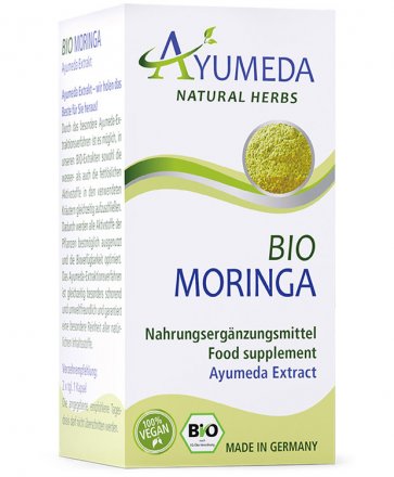 Konzentrierter Bio-Moringa-Extrakt in Kapseln
