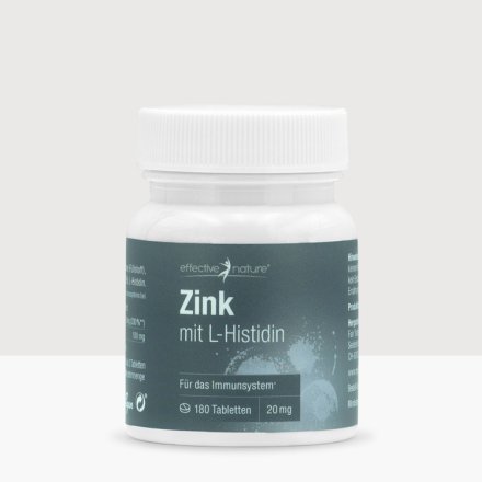 Zinkbisglycinat mit L-Histidin Tabletten - 180 Stk. - 45g