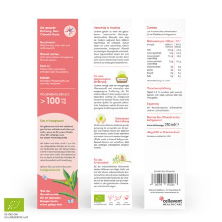 Olivenöl für Kinder - Bio - 250ml