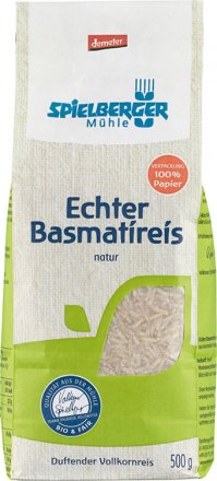 Echter Basmati Reis braun - Bio - 500g