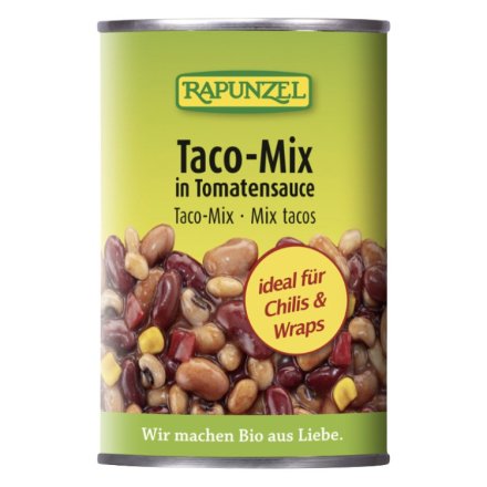 Taco-Mix - Bohnenmix in Tomatensauce - Bio - 400g