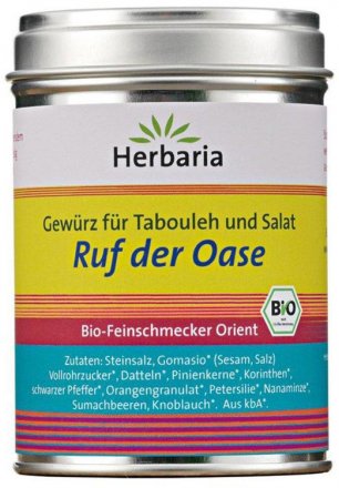 Ruf der Oase - für orientalische Gerichte