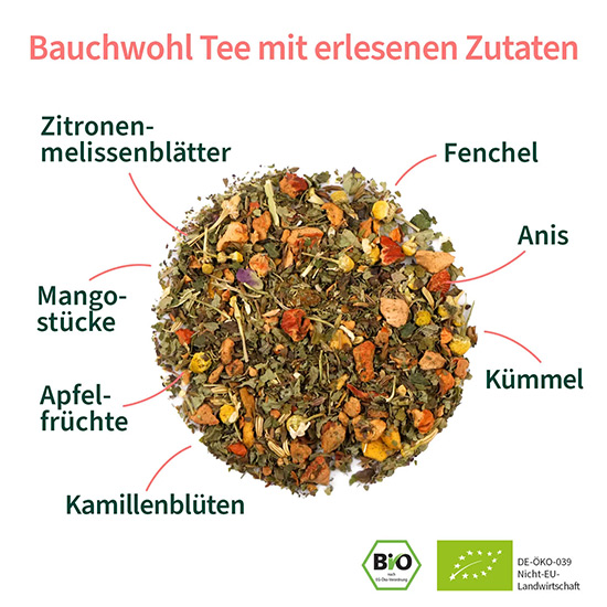 Bio-Kräuter Zusammensetzung