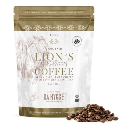 Lions Mane Kaffee Bohnen Fokus - Bio - 227g