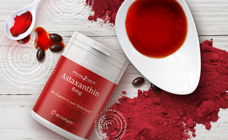 Astaxanthin Kapseln von effective nature - Header