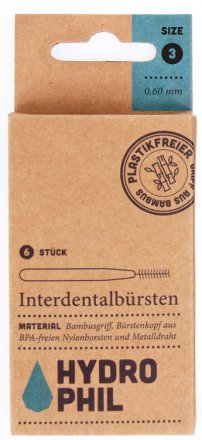Interdental-Bürsten - mit hochwertigem Bambusgriff