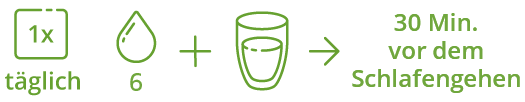 Anwendungsempfehlung Melatonin Tropfen