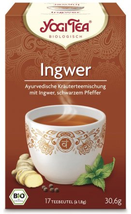 Ayurvedische Tee-Mischung mit Ingwer und Pfeffer