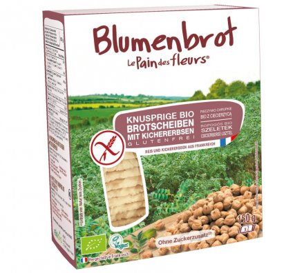 Glutenfreies Bio-Brot aus Reismehl - mit Kichererbsen