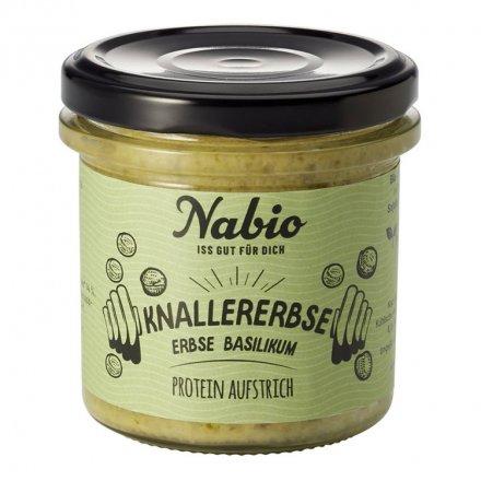 Protein-Aufstrich Erbse Basilikum - Nabio - Bio - 140g