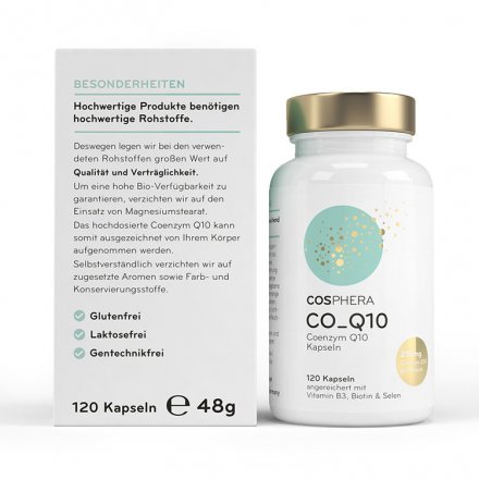 Coenzyme Q10 Capsules with B3, Biotin & Selenium