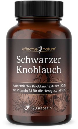 Schwarzer Knoblauch Extrakt Kapseln - 120 Stk. - 60g