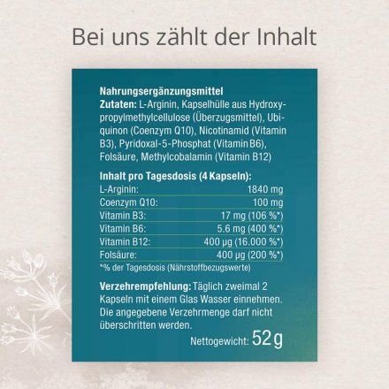 L-Arginin plus Pinienrindenextrakt Pycnogenol®