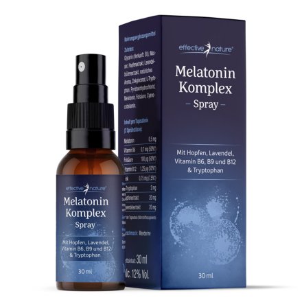 Melatonin spray with B vitamins & plant extract - 30ml