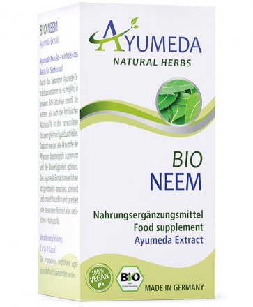 Konzentrierter Bio-Neem-Extrakt in Kapseln