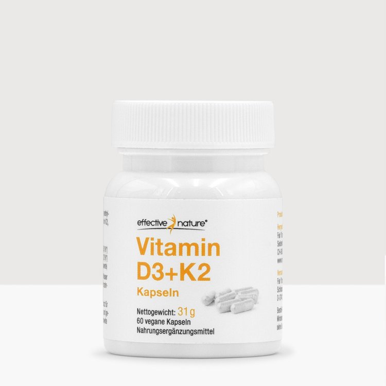 Vitamin D3 + K2 Kapseln