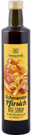 Bio-Sirup "Schwarztee-Pfirsich"