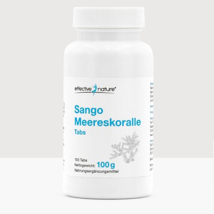 Sango-Koralle als praktische Tablette