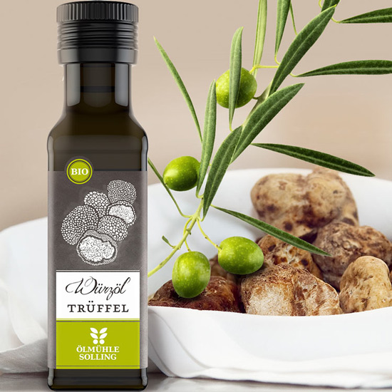 Trüffel-Olivenwürzöl von Ölmühle Solling
