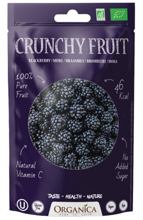 Crunchy Fruit Brombeeren gefriergetrocknet - Organica - Bio - 16g