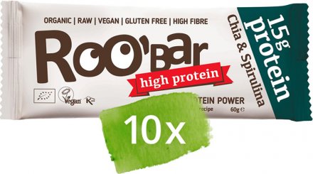 Roo'bar Chia & Spirulina Protein Bar