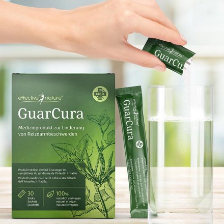 GuarCura - Medizinprodukt zur Linderung von Reizdarmbeschwerden
