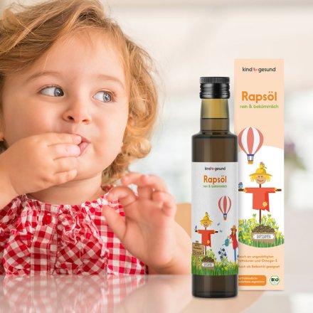 Rapsöl für Kleinkinder - Bio - 250ml